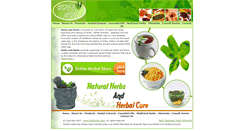 Desktop Screenshot of herbindia.com
